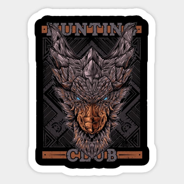 Hunting Club: Kushala Sticker by AdamWorks